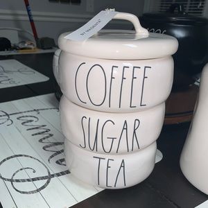 Rae Dunn coffee tea sugar